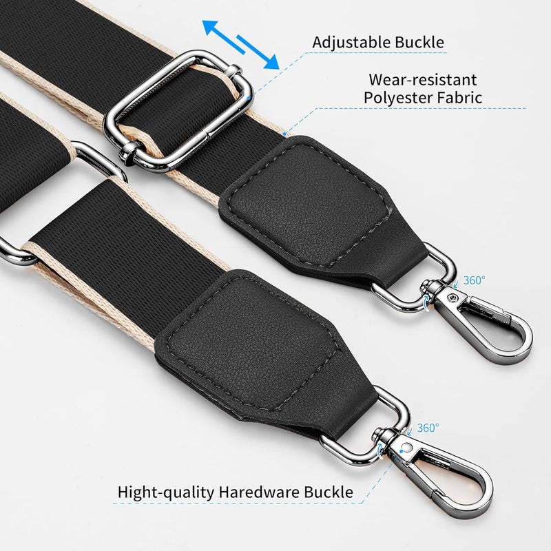 Hamdecro Store Purse Straps Replacement Crossbody, Universal Wide Shoulder Strap for Bags Adjustable Straps for Handbags - Image 4